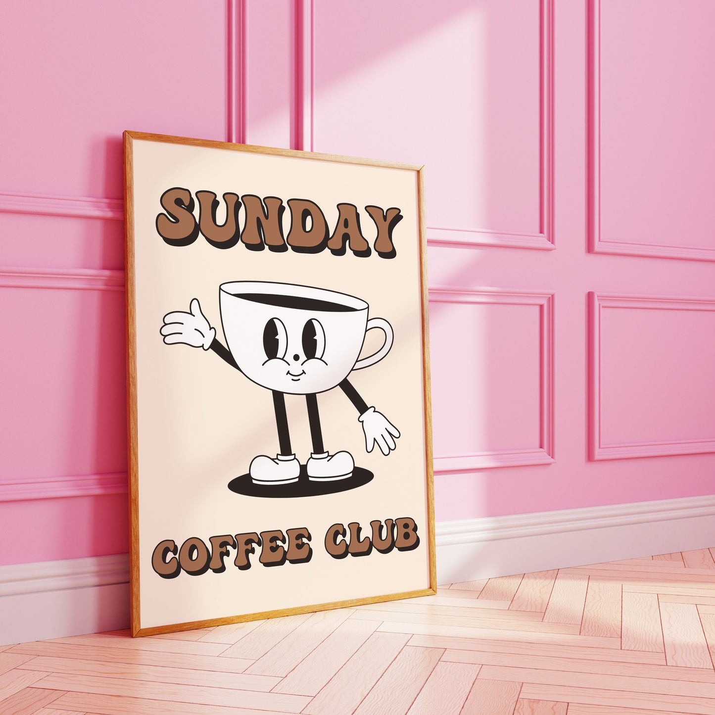 Coffee Club Art Print